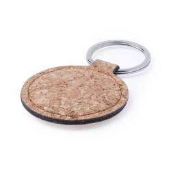 Porte-clés s en liège naturel personnalisés - Kimbox Matières : liège 2