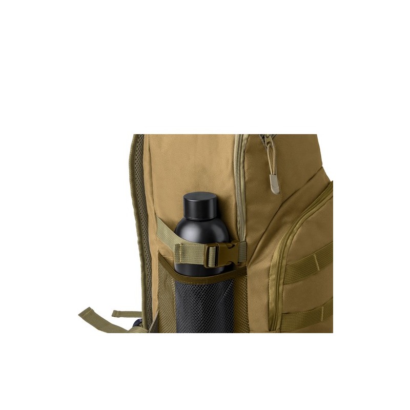 Sac à Dos Personnalisé pour Aventures Pas Cher - Salced Matières : polyester Couleurs : marron marquage laser ultra précis