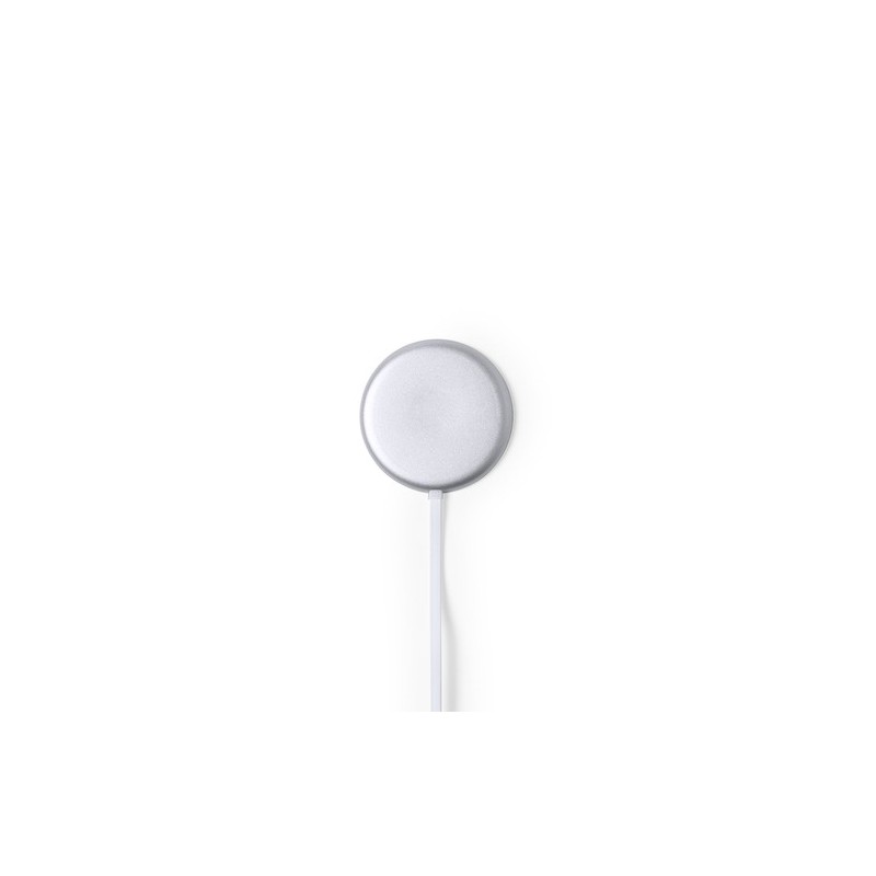 Chargeur Magnétique Sans Fil Personnalisé 10W - Makensy Matières : aluminium Couleurs : argenté