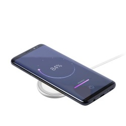 Chargeur Magnétique Sans Fil Personnalisé 10W - Makensy Matières : aluminium Couleurs : argenté impression haute définition
