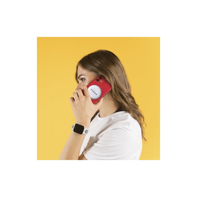 Chargeur Magnétique Sans Fil Personnalisé 10W - Makensy Matières : aluminium Couleurs : argenté marquage laser ultra précis