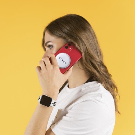 Chargeur Magnétique Sans Fil Personnalisé 10W - Makensy Matières : aluminium Couleurs : argenté marquage laser ultra précis
