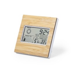 Station Météo Personnalisée Éco-responsable Précise et Élégante Behox Matières : bambou 2