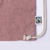 Sac à Dos Éthique Personnalisé Fairtrade Riak Matières : coton recyclé Couleurs : vert impression logo haute qualité
