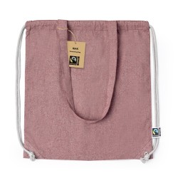 Sac à Dos Éthique Personnalisé Fairtrade Riak Matières : coton recyclé Couleurs : vert livraison express 24h 48h