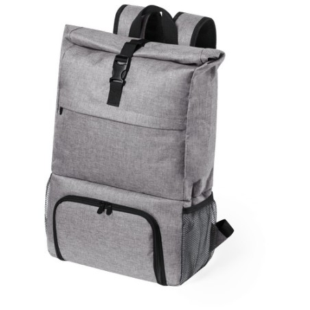 Sac à Dos Glacière Personnalisé Publicitaire Howar Matières : polyester Couleurs : gris impression haute définition