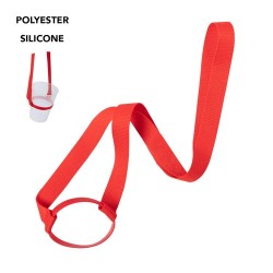 Lanyard Festif Personnalisé Porte Verre Frinly Matières : silicone Couleurs : vert 2