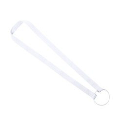 Lanyard Festif Personnalisé Porte Verre Frinly Matières : silicone Couleurs : noir personnalisation sur mesure