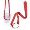 Lanyard Festif Personnalisé Porte Verre Frinly Matières : silicone Couleurs : rouge goodies publicitaire événementiel