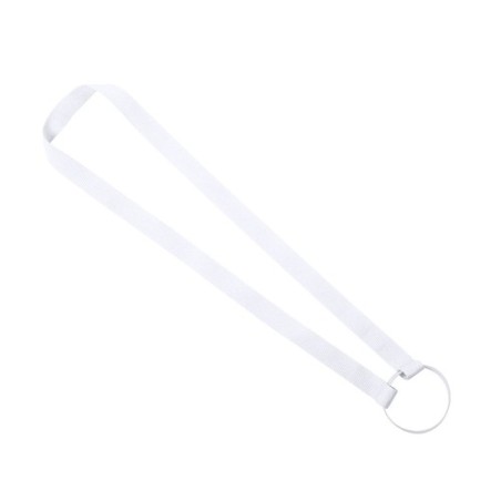 Lanyard Festif Personnalisé Porte Verre Frinly Matières : silicone Couleurs : blanc goodies personnalisé en stock