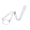 Lanyard Festif Personnalisé Porte Verre Frinly Matières : silicone Couleurs : blanc marquage couleur éclatante