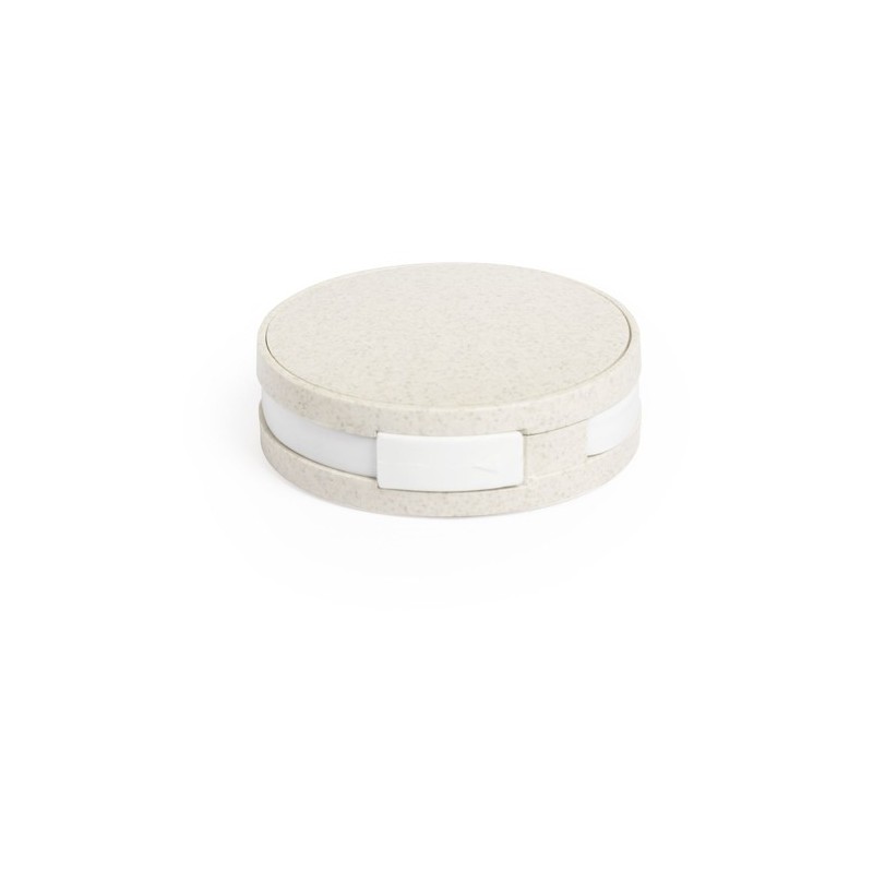 Hub Éco-responsable Personnalisé 4 Ports USB 2.0 Brunox pas cher Matières : ABS Couleurs : naturel cadeau entreprise pas cher