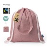 Sac à Dos Éthique Personnalisé Fairtrade Riak Matières : coton recyclé Couleurs : noir livraison express 24h 48h