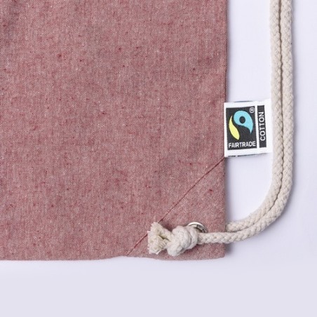 Sac à Dos Éthique Personnalisé Fairtrade Riak Matières : coton recyclé Couleurs : noir cadeau client original