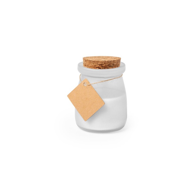 Bougie Aromatique Personnalisée Économique - Cadeau Parfait Tepor Matières : liège Couleurs : bleu objet promotionnel éco-respon