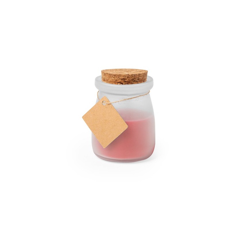 Bougie Aromatique Personnalisée Économique - Cadeau Parfait Tepor Matières : liège Couleurs : bleu goodies entreprise design