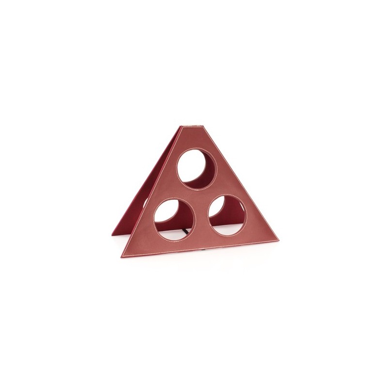 Porte-Bouteilles Personnalisé Chic Unique Conde Matières : PU Couleurs : rouge personnalisable avec votre logo