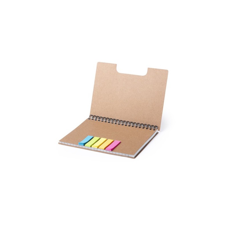 Bloc Notes Adhésif Éco-responsable Personnalisé pas cher Tiblan Matières : carton recyclé objet promotionnel éco-responsable