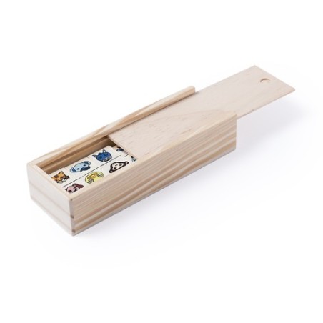 Dominos Personnalisés Éco-responsables Kelpet | Goodies Matières : bois