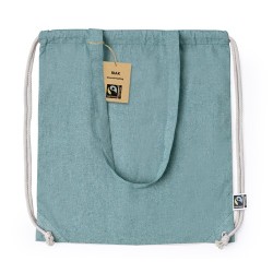 Sac à Dos Éthique Personnalisé Fairtrade Riak Matières : coton recyclé Couleurs : naturel cadeau client original