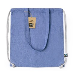 Sac à Dos Éthique Personnalisé Fairtrade Riak Matières : coton recyclé Couleurs : naturel personnalisation sur mesure