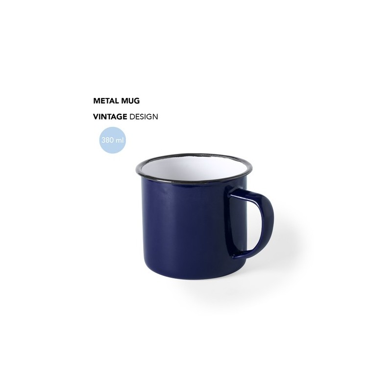 Tasse Métallique Personnalisée Wilem Matières : métal Couleurs : rouge goodies entreprise design
