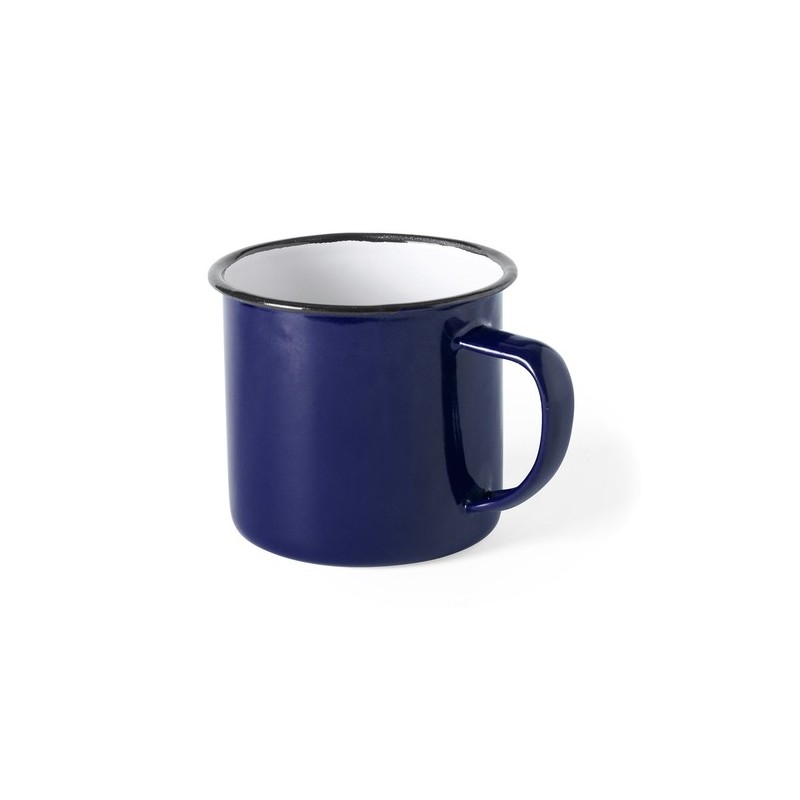 Tasse Métallique Personnalisée Wilem Matières : métal Couleurs : rouge personnalisable avec votre logo