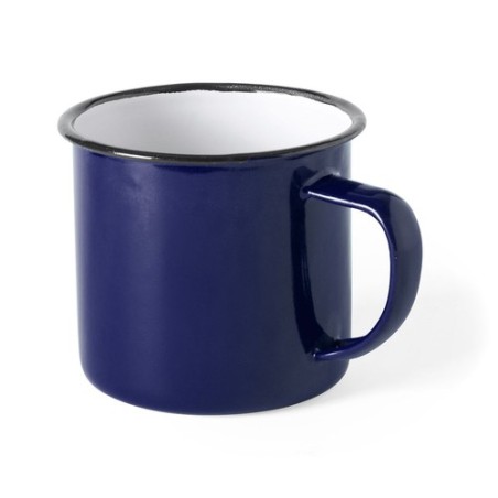 Tasse Métallique Personnalisée Wilem Matières : métal Couleurs : rouge personnalisable avec votre logo