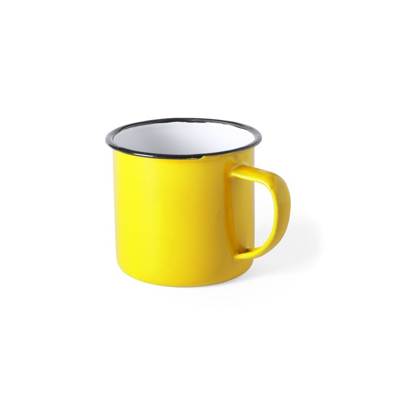 Tasse Métallique Personnalisée Wilem Matières : métal Couleurs : rouge objet promotionnel éco-responsable