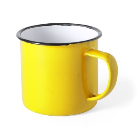 Tasse Métallique Personnalisée Wilem Matières : métal Couleurs : rouge objet promotionnel éco-responsable