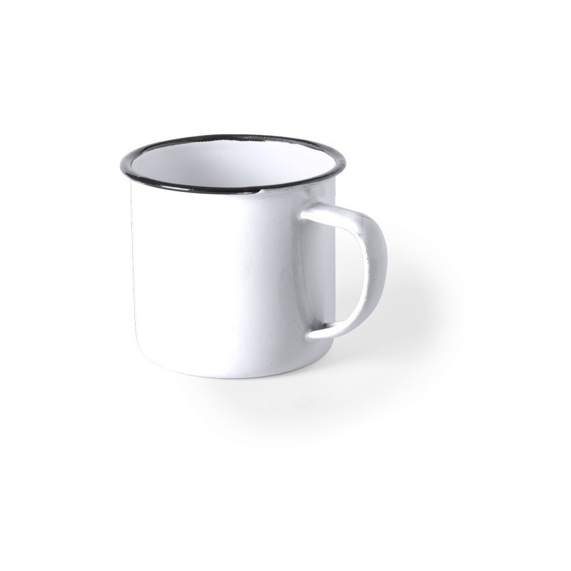 Tasse Métallique Personnalisée Wilem Matières : métal Couleurs : rouge accessoire événementiel unique