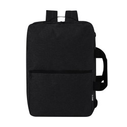 Sac à Dos Personnalisé pour Professionnels - Makarzur Couleurs : noir Matières : polyester recyclé