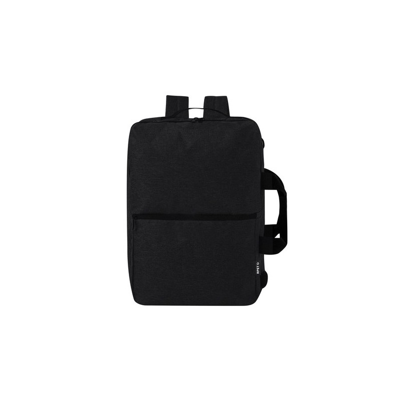 Sac à Dos Personnalisé pour Professionnels - Makarzur Couleurs : noir Matières : polyester recyclé