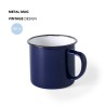 Tasse Métallique Personnalisée Wilem Matières : métal Couleurs : blanc accessoire événementiel unique