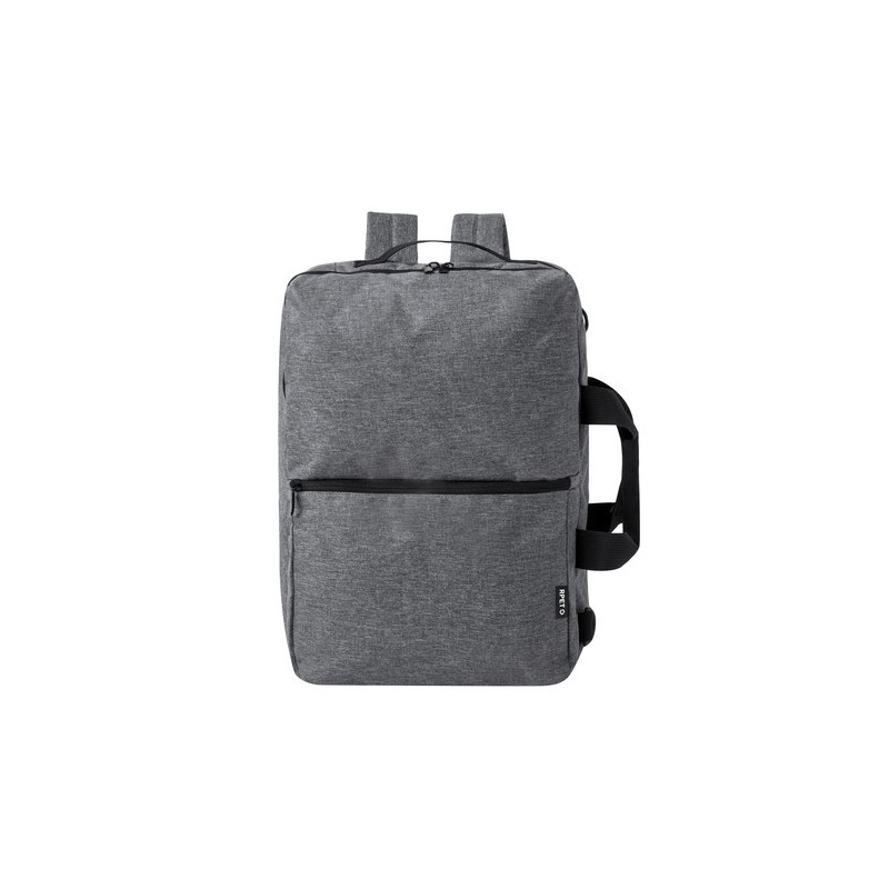 Sac à Dos Personnalisé pour Professionnels - Makarzur Couleurs : noir Matières : polyester recyclé cadeau collaborateur premium