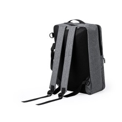 Sac à Dos Personnalisé pour Professionnels - Makarzur Couleurs : noir Matières : polyester recyclé cadeau affaires élégant