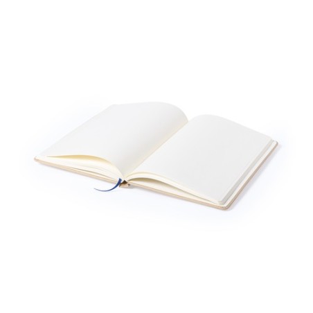 Cahier A5 Éco-responsable Personnalisé Bloc Notes Raimok pas cher Matières : carton recyclé Couleurs : blanc personnalisation su