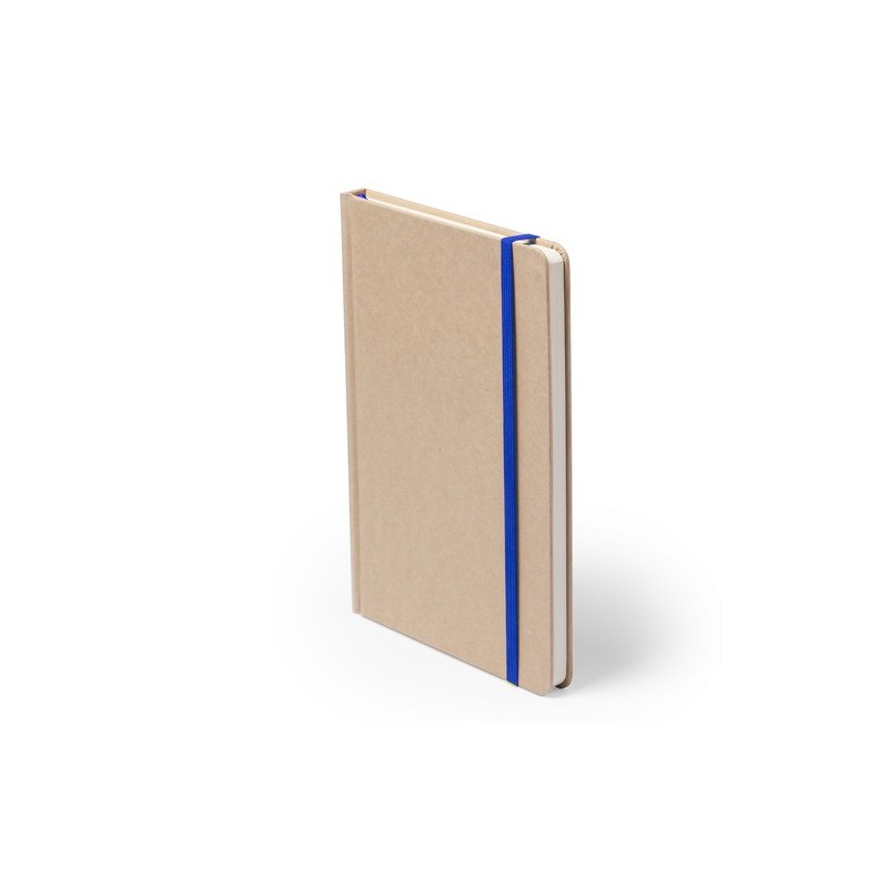 Cahier A5 Éco-responsable Personnalisé Bloc Notes Raimok pas cher Matières : carton recyclé Couleurs : blanc cadeau entreprise p