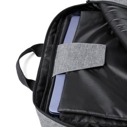 Sac à Dos Personnalisé pour Professionnels - Makarzur Couleurs : noir Matières : polyester recyclé personnalisable avec votre lo
