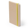 Cahier A5 Éco-responsable Personnalisé Bloc Notes Raimok pas cher Matières : carton recyclé Couleurs : noir objet publicitaire r
