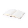 Cahier A5 Éco-responsable Personnalisé Bloc Notes Raimok pas cher Matières : carton recyclé Couleurs : noir objet promo petit bu