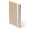 Cahier A5 Éco-responsable Personnalisé Bloc Notes Raimok pas cher Matières : carton recyclé Couleurs : bleu cadeau affaires élég