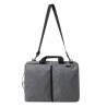 Sac à Dos Personnalisé pour Professionnels - Makarzur Couleurs : gris Matières : polyester recyclé marquage laser ultra précis