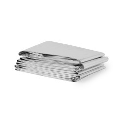 Couverture Thermique Personnalisée Économique pour Sport - Quint Matières : PET Couleurs : argenté
