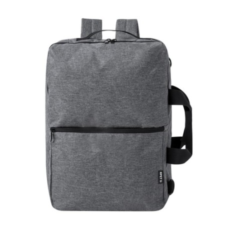 Sac à Dos Personnalisé pour Professionnels - Makarzur Couleurs : bleu marine Matières : polyester recyclé objet promotionnel éco