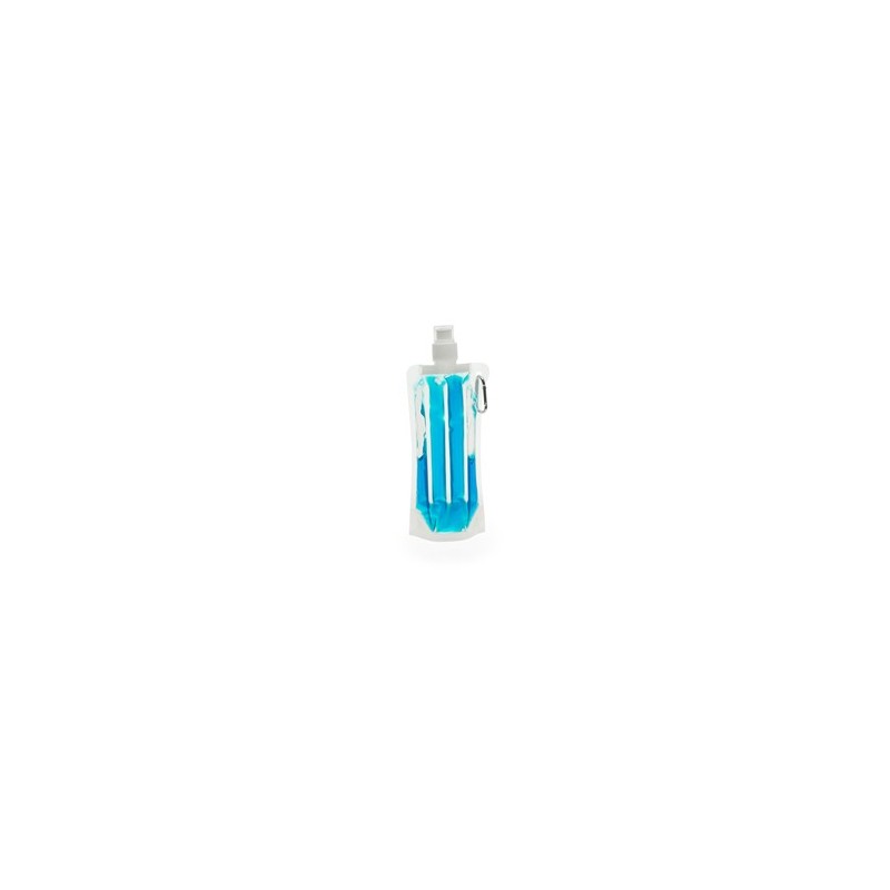 Bidon refroidisseur personnalisé publicitaire 500 ml Luthor Matières : PET Couleurs : rouge translucide objet promotionnel éco-r