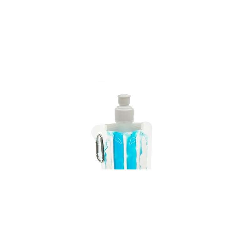 Bidon refroidisseur personnalisé publicitaire 500 ml Luthor Matières : PET Couleurs : rouge translucide impression logo haute qu