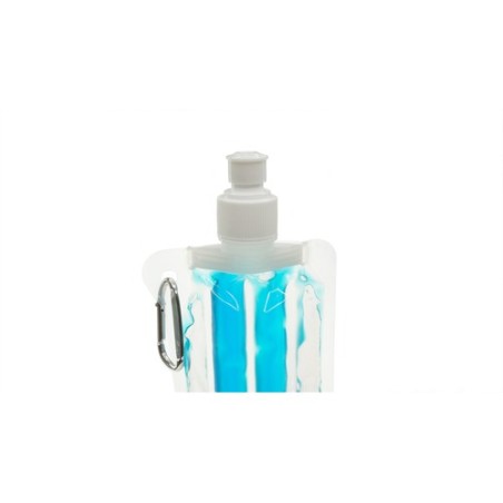 Bidon refroidisseur personnalisé publicitaire 500 ml Luthor Matières : PET Couleurs : rouge translucide impression logo haute qu