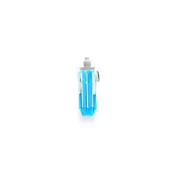 Bidon refroidisseur personnalisé publicitaire 500 ml Luthor Matières : PET Couleurs : rouge translucide marquage couleur éclatan