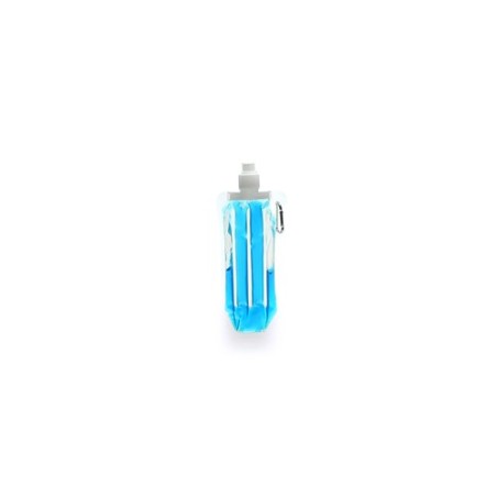 Bidon refroidisseur personnalisé publicitaire 500 ml Luthor Matières : PET Couleurs : rouge translucide marquage couleur éclatan